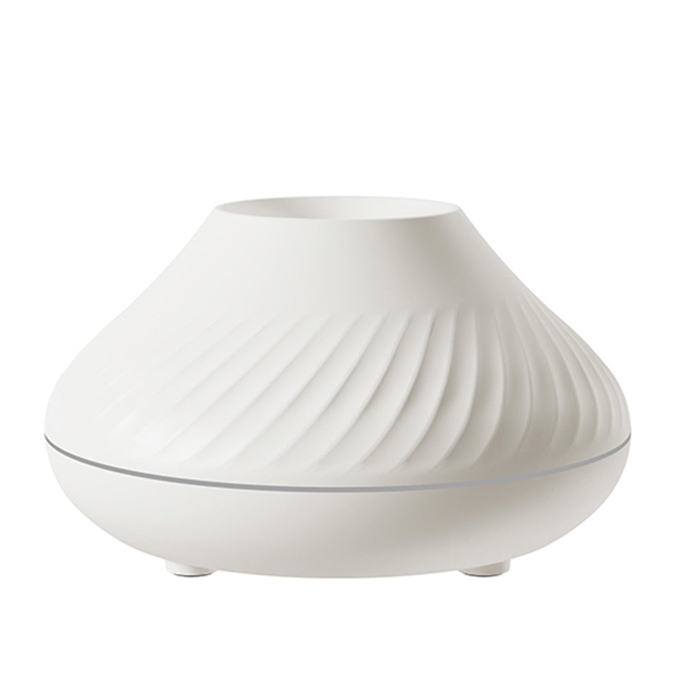 Volcano Aromatherapy Diffuser USB Electric Ultrasonic Cool Mist Air Humidifier with 7 Color Flame Light Essential Oil Diffuser