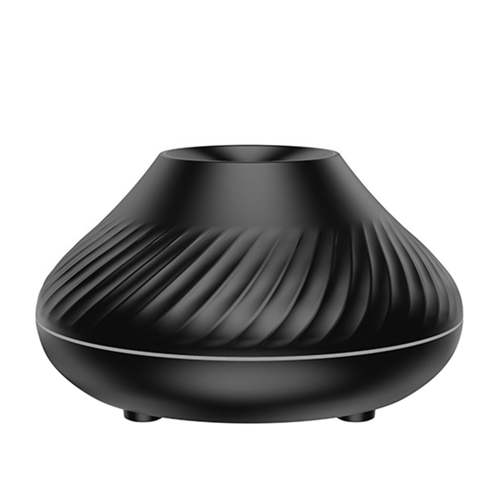 Volcano Aromatherapy Diffuser USB Electric Ultrasonic Cool Mist Air Humidifier with 7 Color Flame Light Essential Oil Diffuser