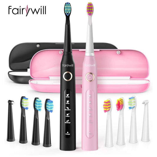 Rechargeable electric Sonic Toothbrush with replacement Heads